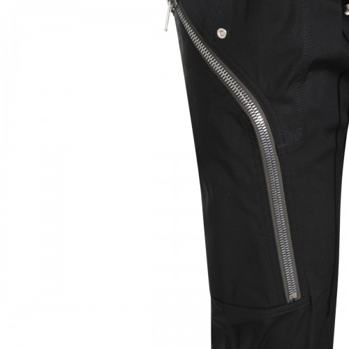 BLACK COTTON HEIZER PANT