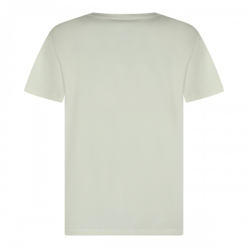 WHITE COTTON T-SHIRT