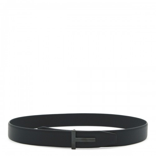 BLACK LEATHER BELT