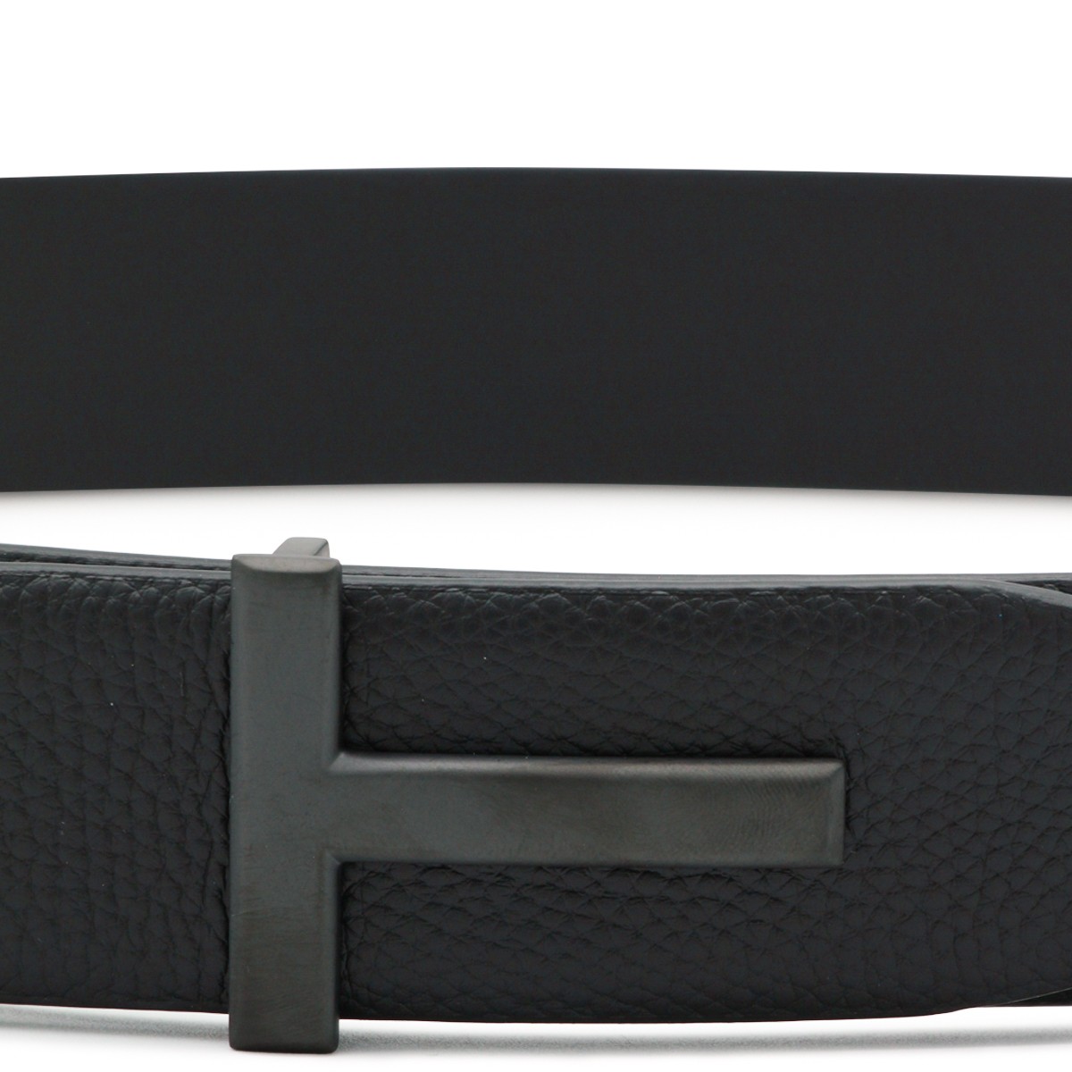 BLACK LEATHER BELT