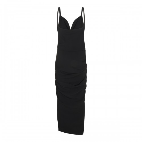 BLACK VISCOSE DRESS 2