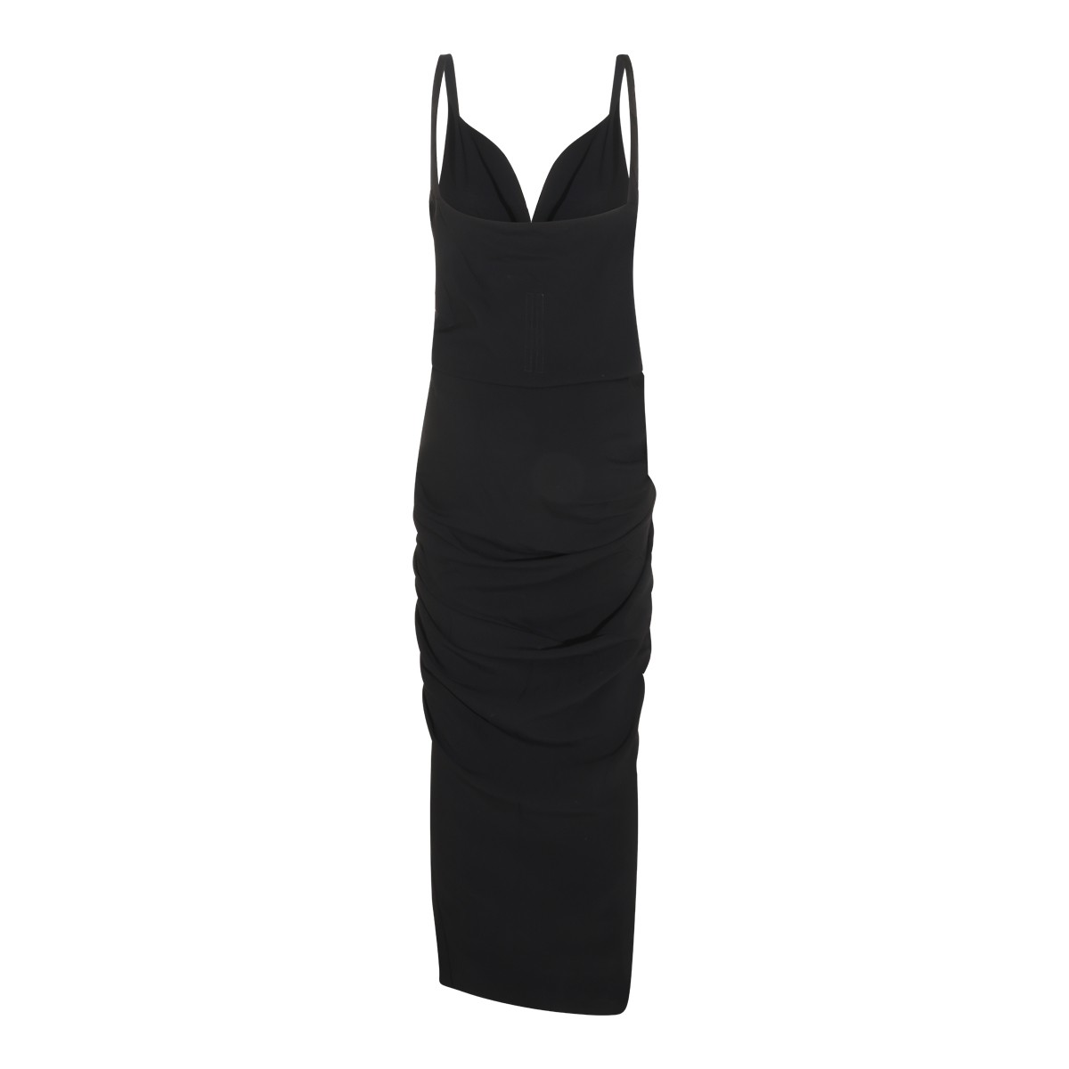 BLACK VISCOSE DRESS