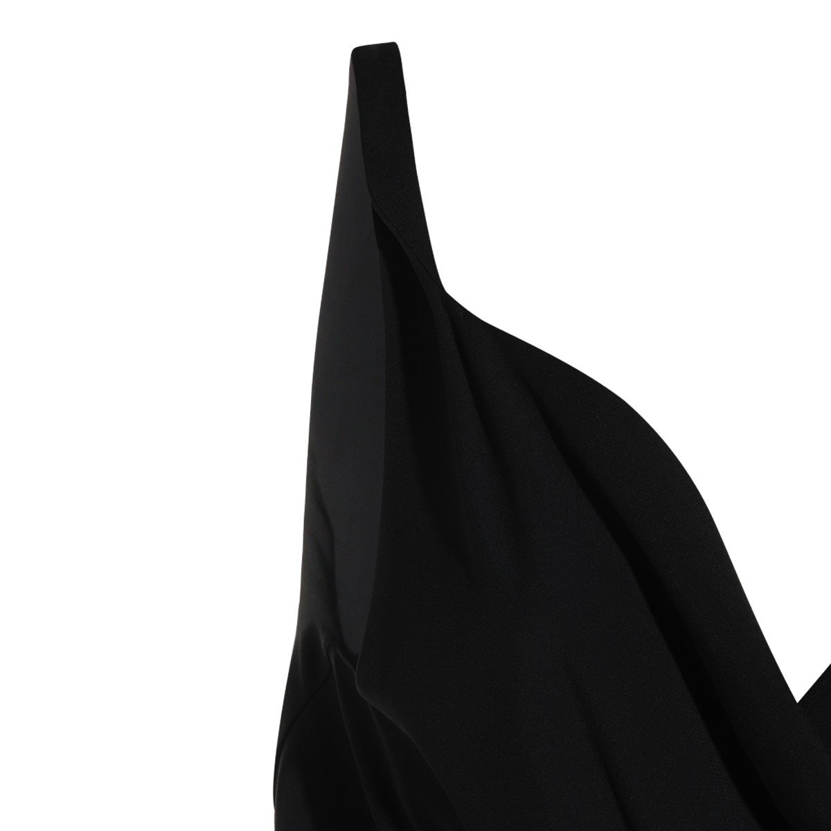 BLACK VISCOSE DRESS