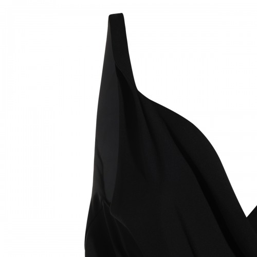 BLACK VISCOSE DRESS