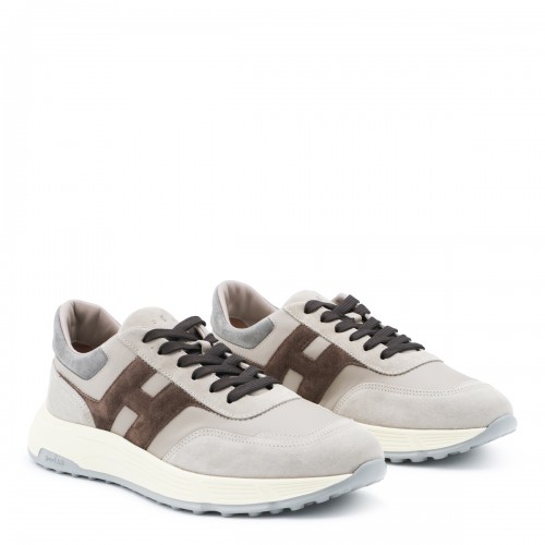 GREY AND BROWN LEATHER... 2