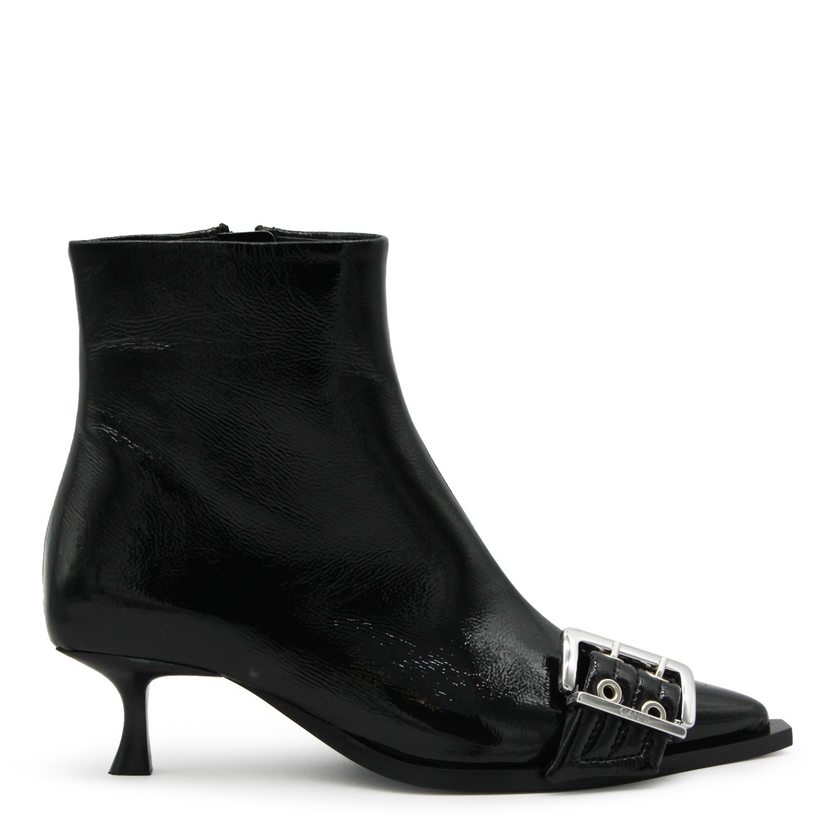 BLACK BUCKLE BOOTS