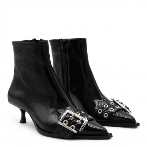BLACK BUCKLE BOOTS 2