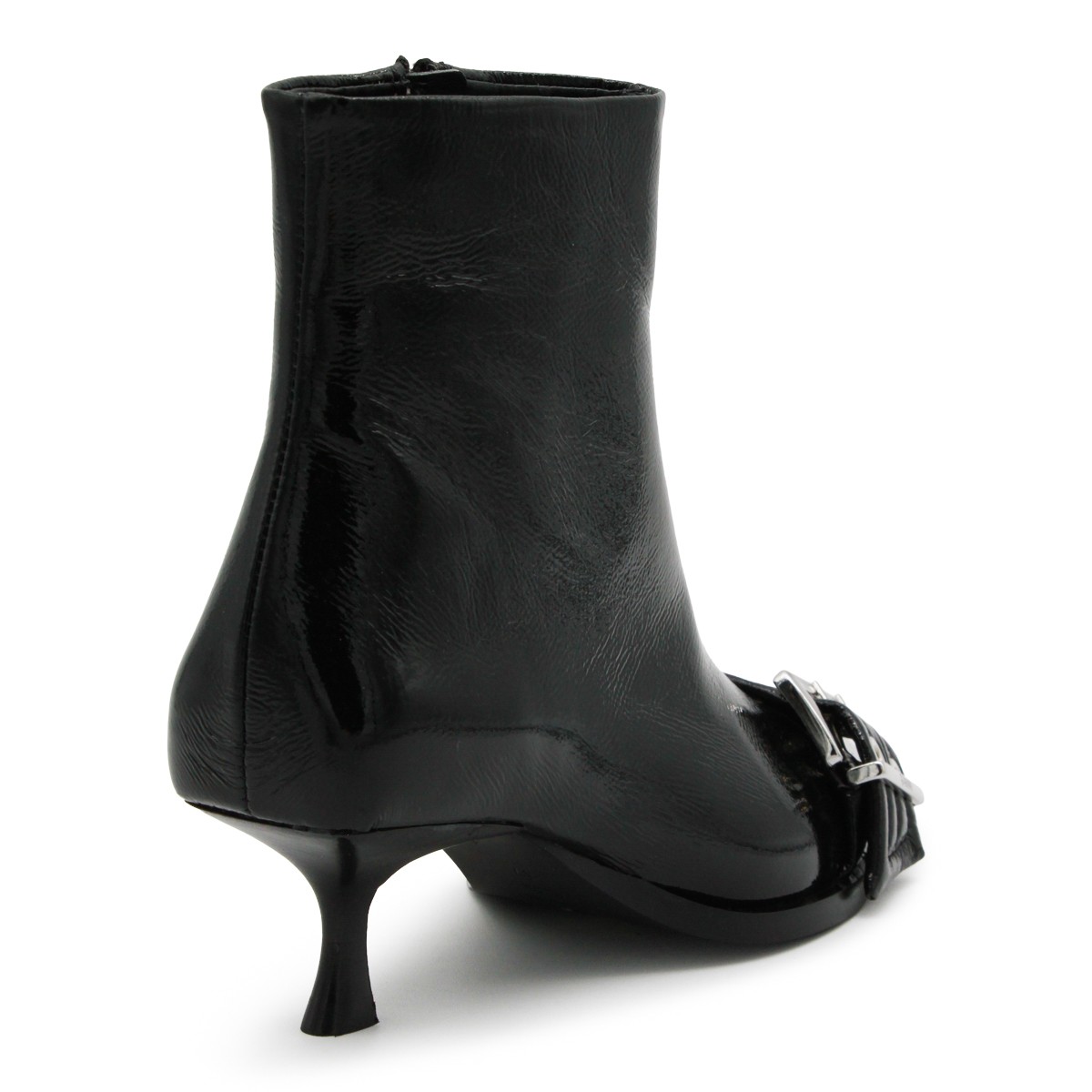 BLACK BUCKLE BOOTS
