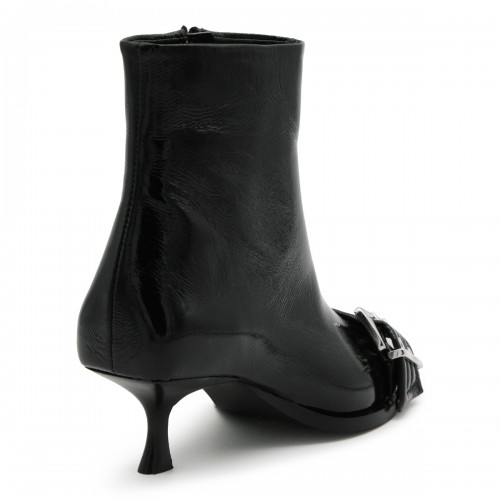 BLACK BUCKLE BOOTS