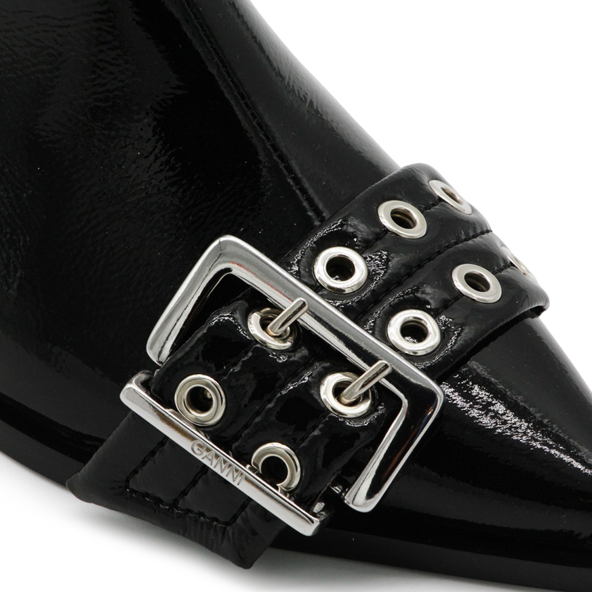 BLACK BUCKLE BOOTS