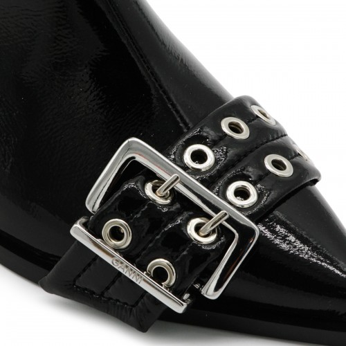 BLACK BUCKLE BOOTS