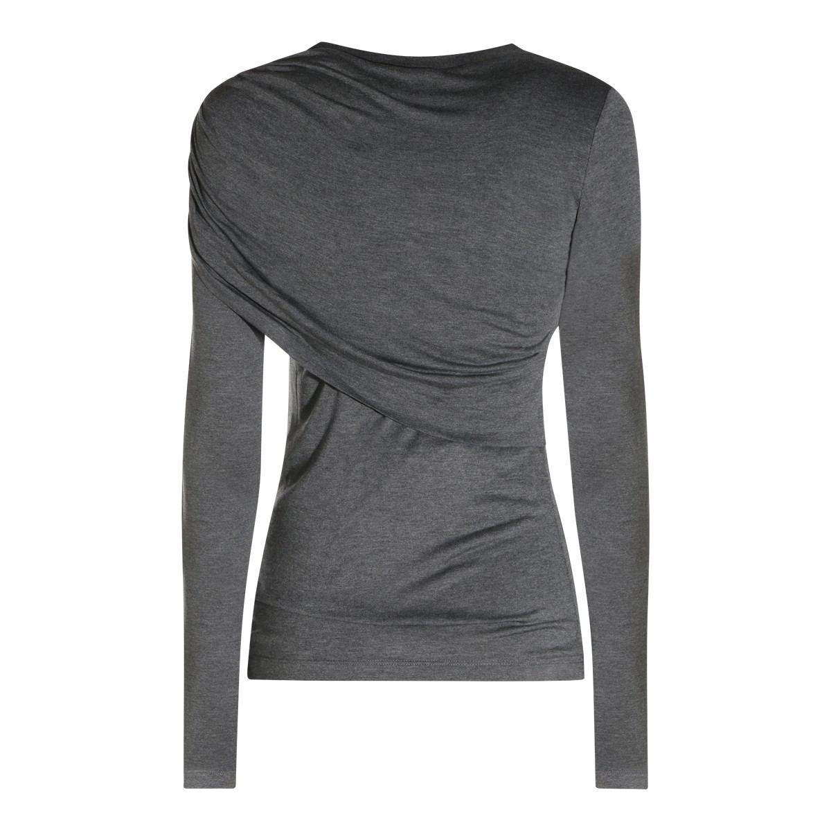 GREY VISCOSE TOP