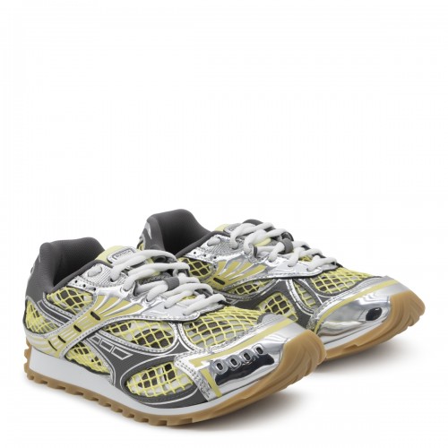 YELLOW AND GREY ORBIT SNEAKERS