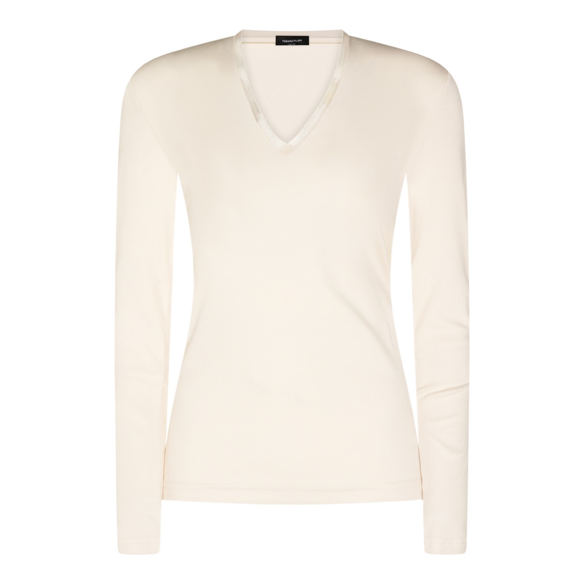IVORY COTTON T-SHIRT