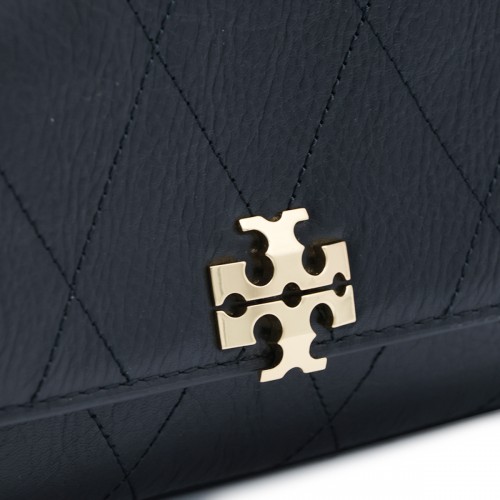BLACK LEATHER CHARLIE SHOULDER BAG