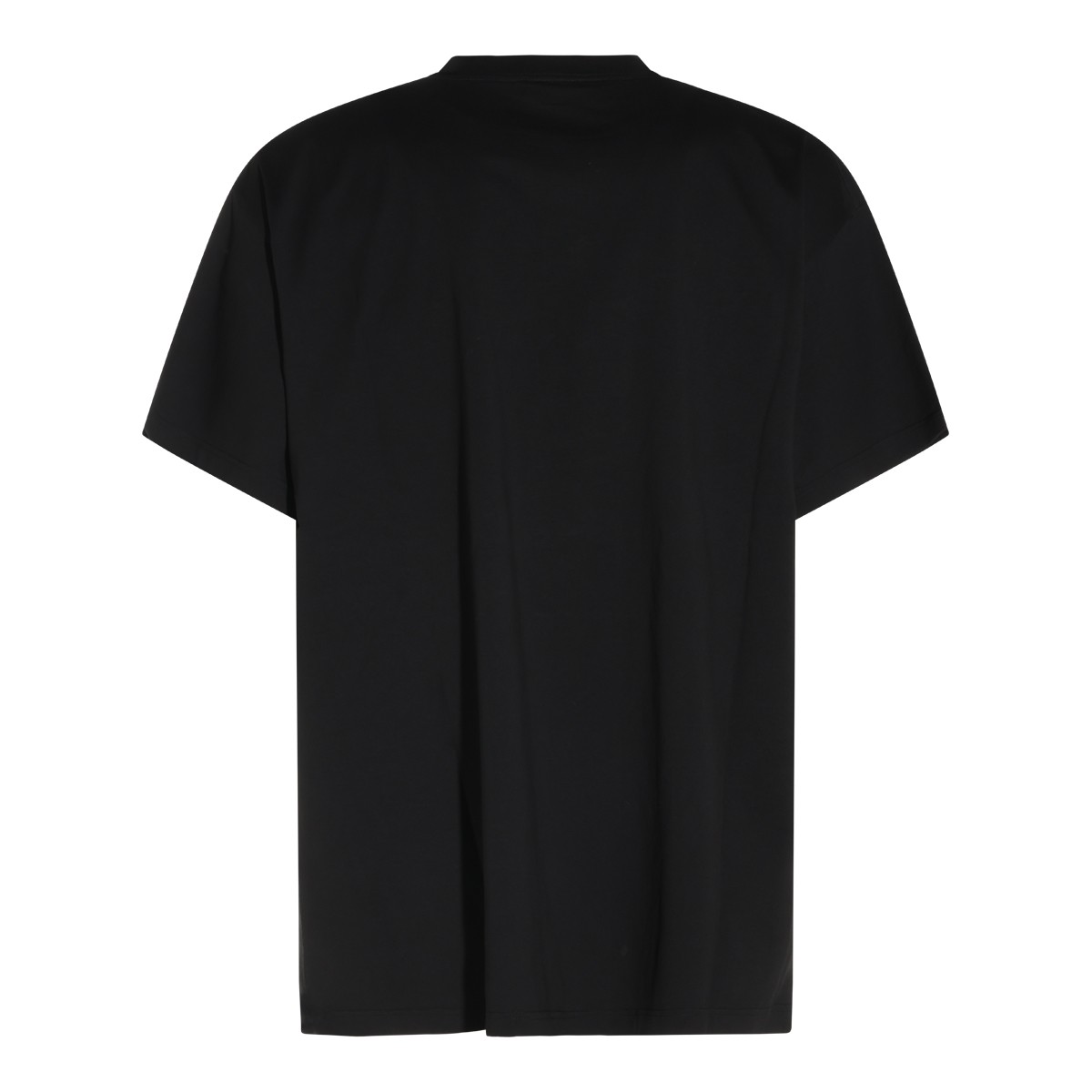 BLACK COTTON T-SHIRT