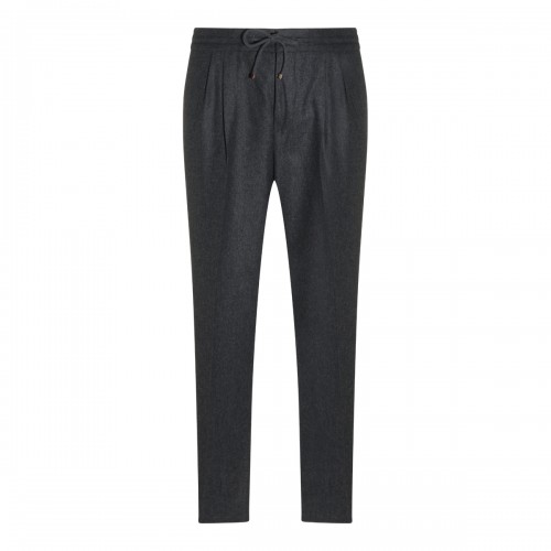 DARK GREY WOOL PANT