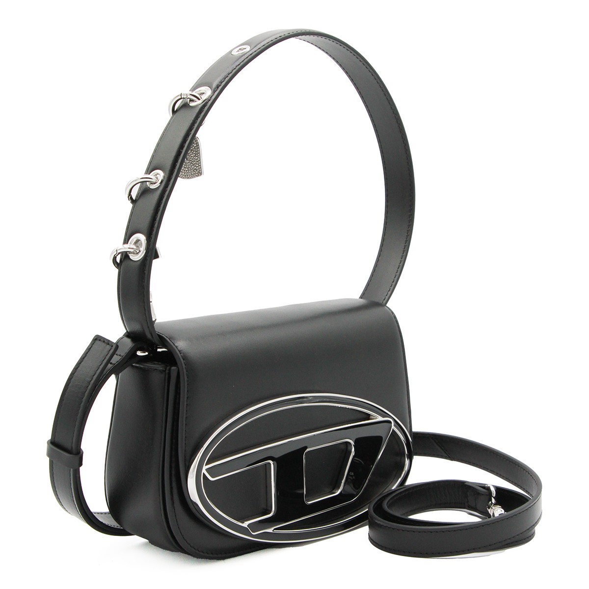 BLACK 1DR SHOULDER BAG