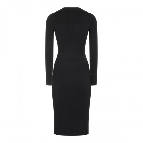 BLACK VISCOSE DRESS 2