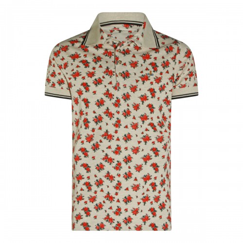ROSES COTTON TWO BUTTONS...