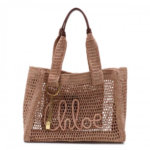 BEIGE RAFFIA SUMMER BANANA...