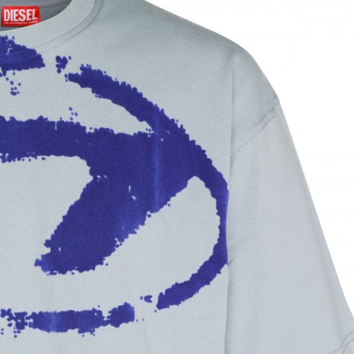 BLUE COTTON T-SHIRT