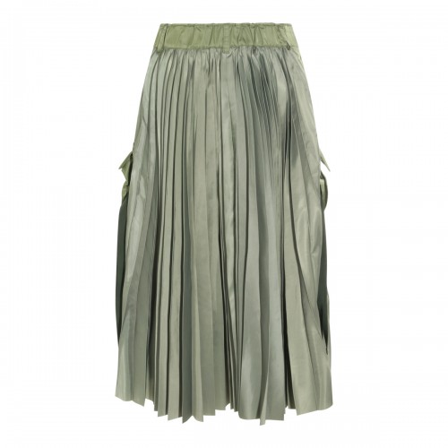 GREEN NYLON SKIRT