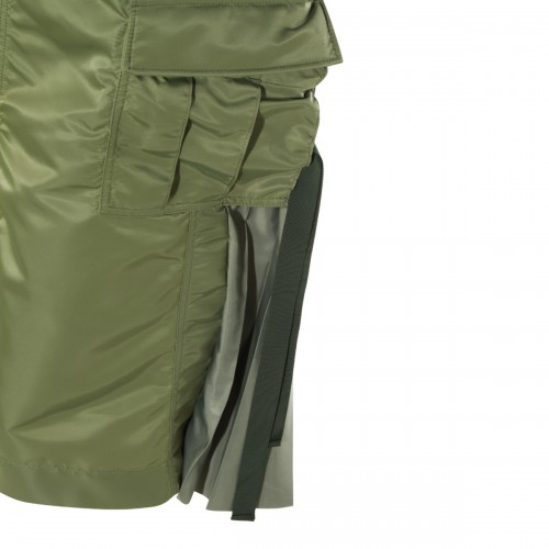 GREEN NYLON SKIRT