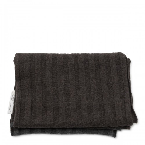 BROWN WOOL SCARF 2