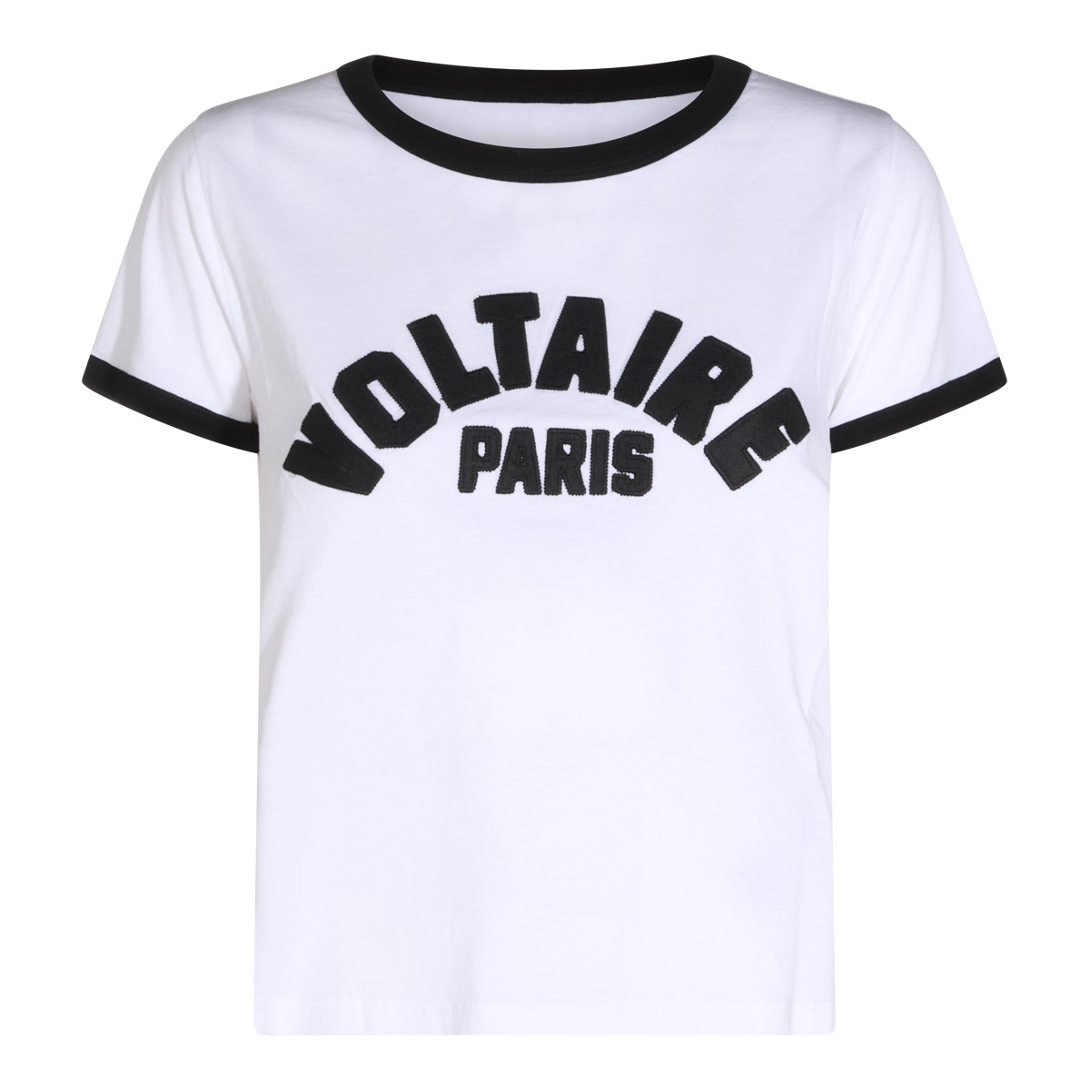 WHITE COTTON T-SHIRT