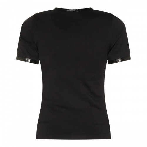 BLACK COTTON T-SHIRT