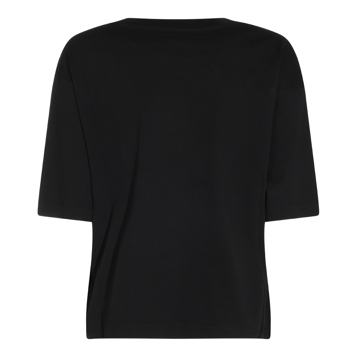 BLACK COTTON T-SHIRT