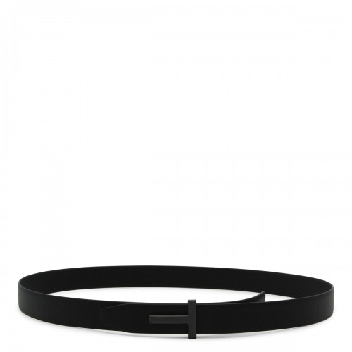 BLACK LEATHER BELT