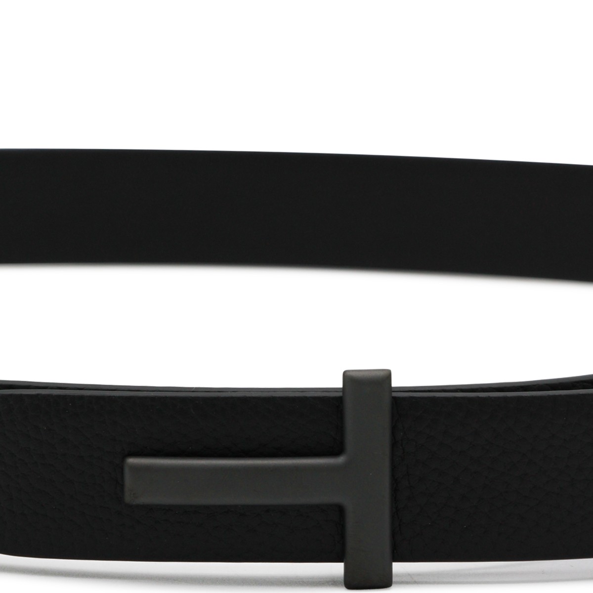 BLACK LEATHER BELT