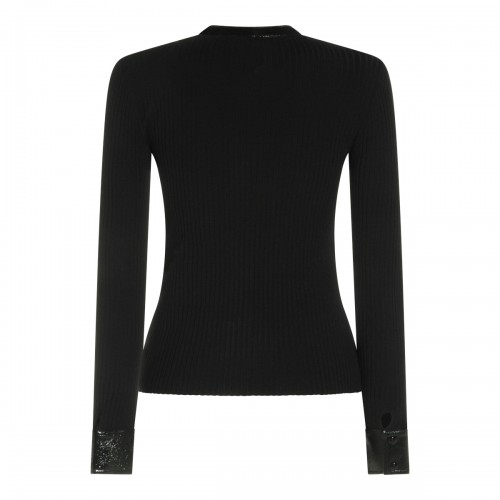 BLACK VISCOSE KNITWEAR 2