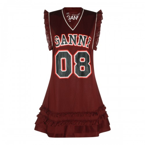 DARK RED DRESS