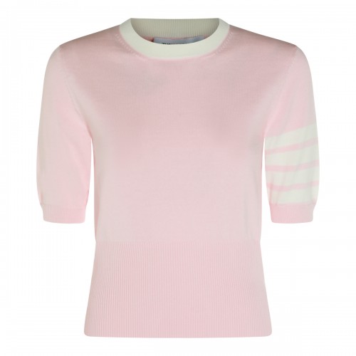 LIGHT PINK COTTON KNITWEAR