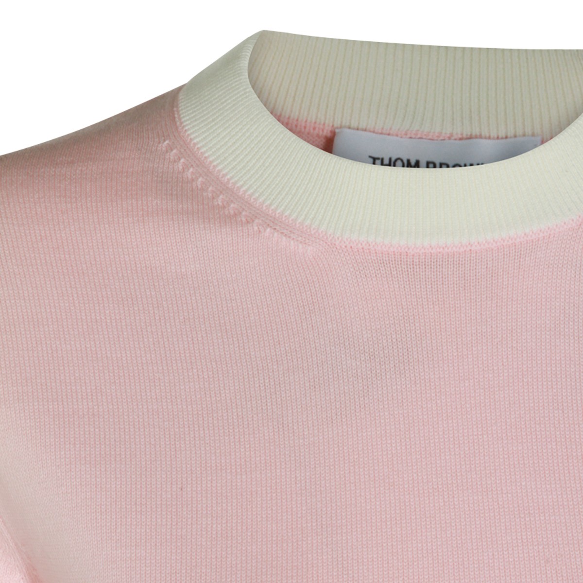 LIGHT PINK COTTON KNITWEAR