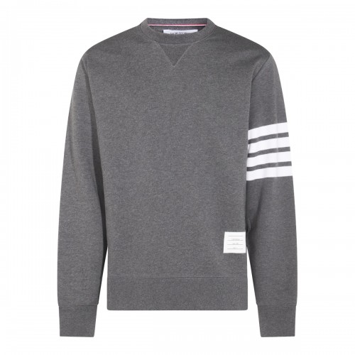 DARK GREY COTTON SWEATSHIRT