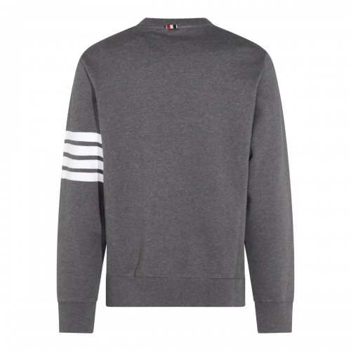 DARK GREY COTTON SWEATSHIRT