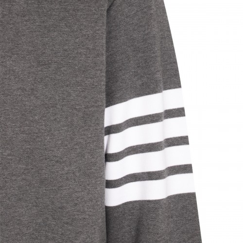 DARK GREY COTTON SWEATSHIRT