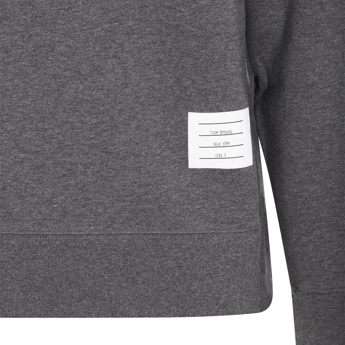 DARK GREY COTTON SWEATSHIRT