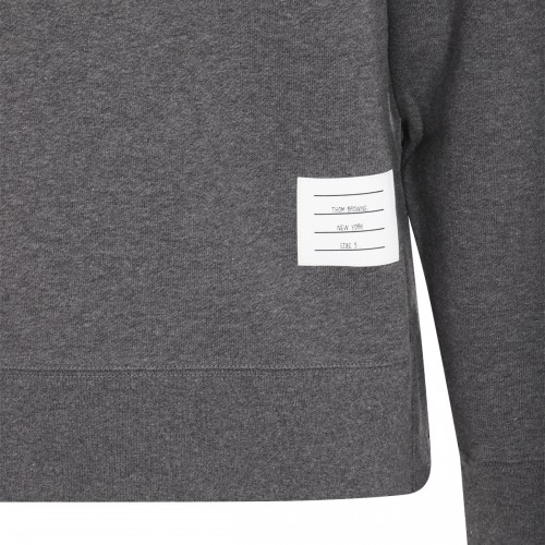 DARK GREY COTTON SWEATSHIRT