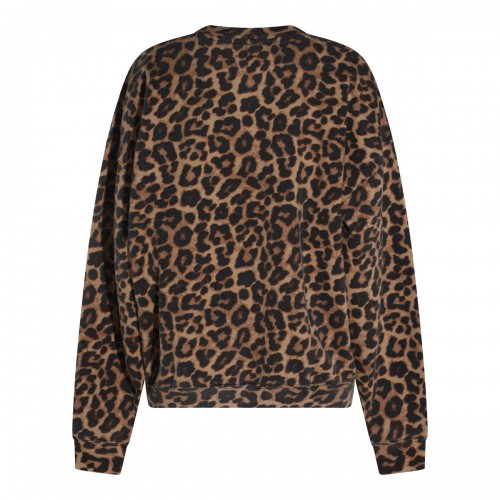 LEOPARD COTTON SWEATSHIRT
