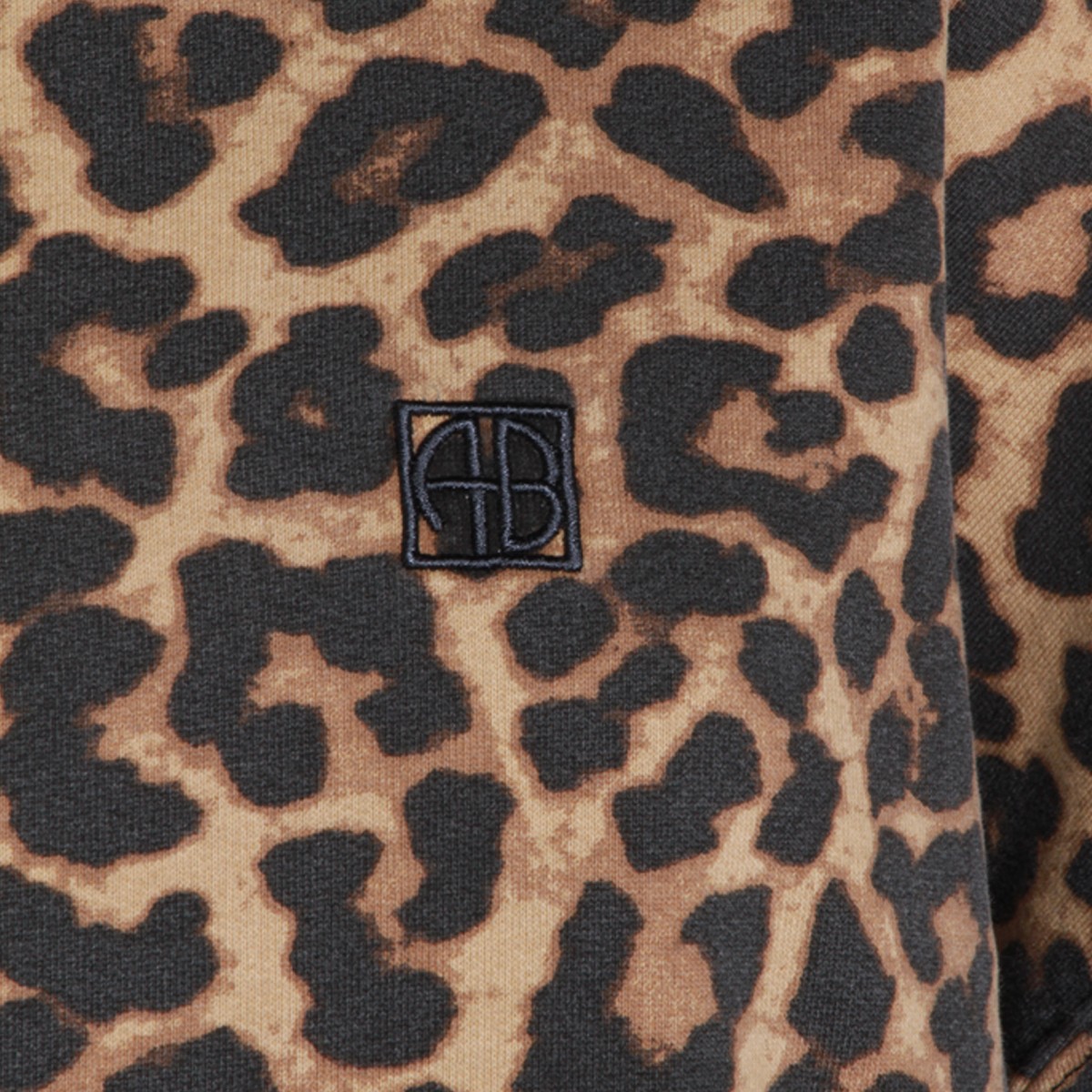 LEOPARD COTTON SWEATSHIRT