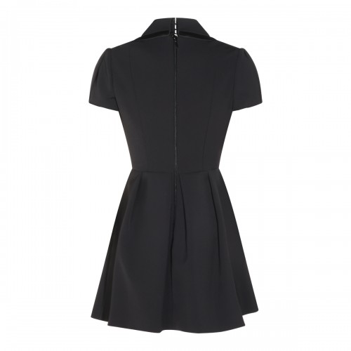 BLACK A LINE MINI DRESS 2