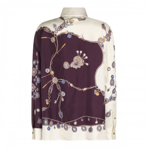 WHITE AND DARK VIOLET SILK... 2