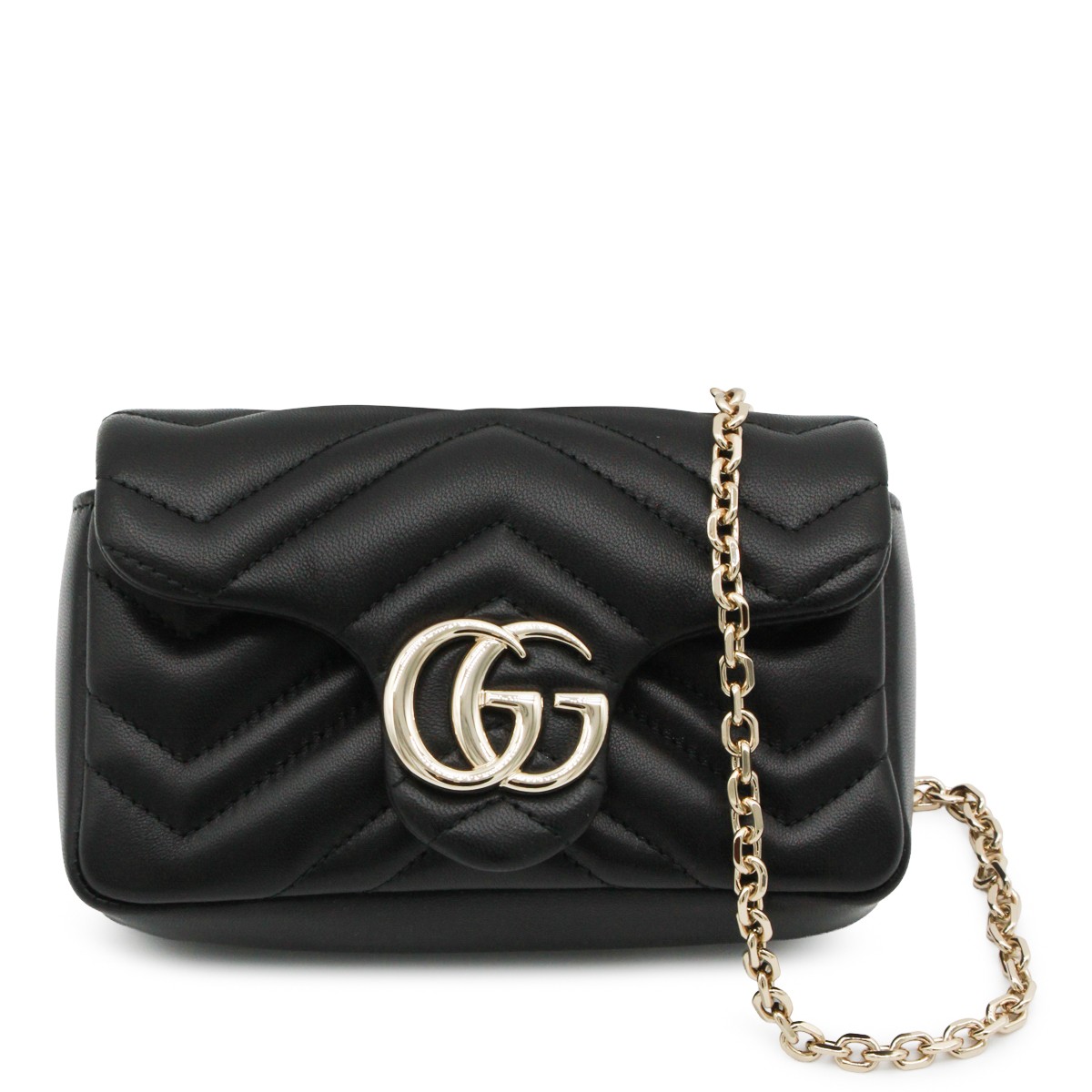 BLACK LEATHER MARMONT MINI BAG