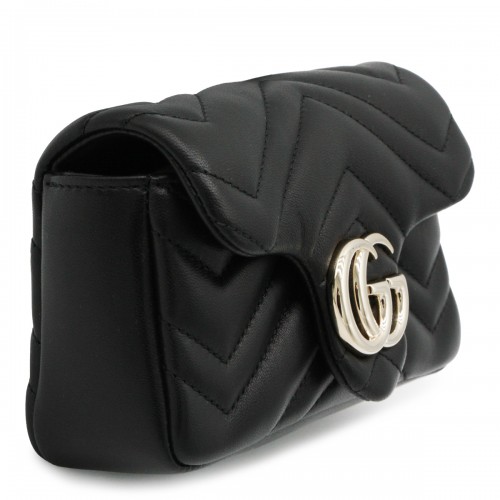 BLACK LEATHER MARMONT MINI BAG 2