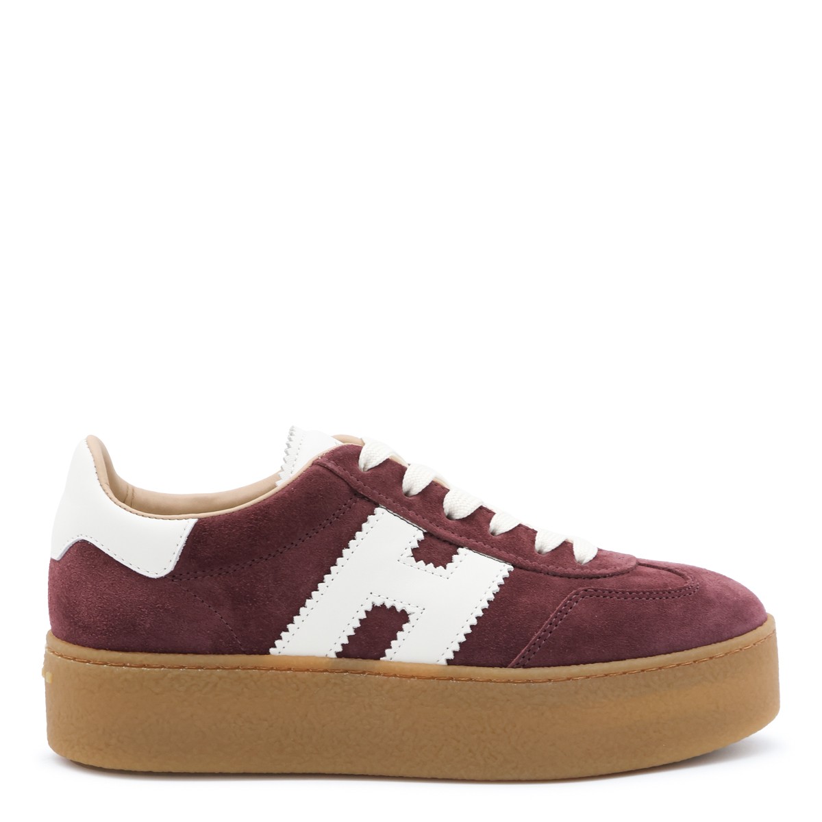 BURGUNDY SUEDE H698 SNEAKERS